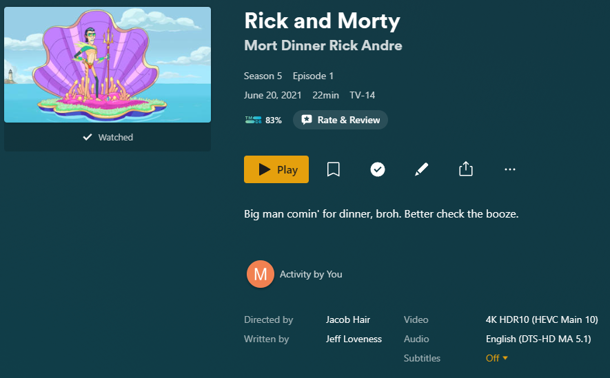 Stills + Media Info/Rick and Morty - S05 - 2160p HDR Ai Upscale - Screenshot0 -Mesc.png